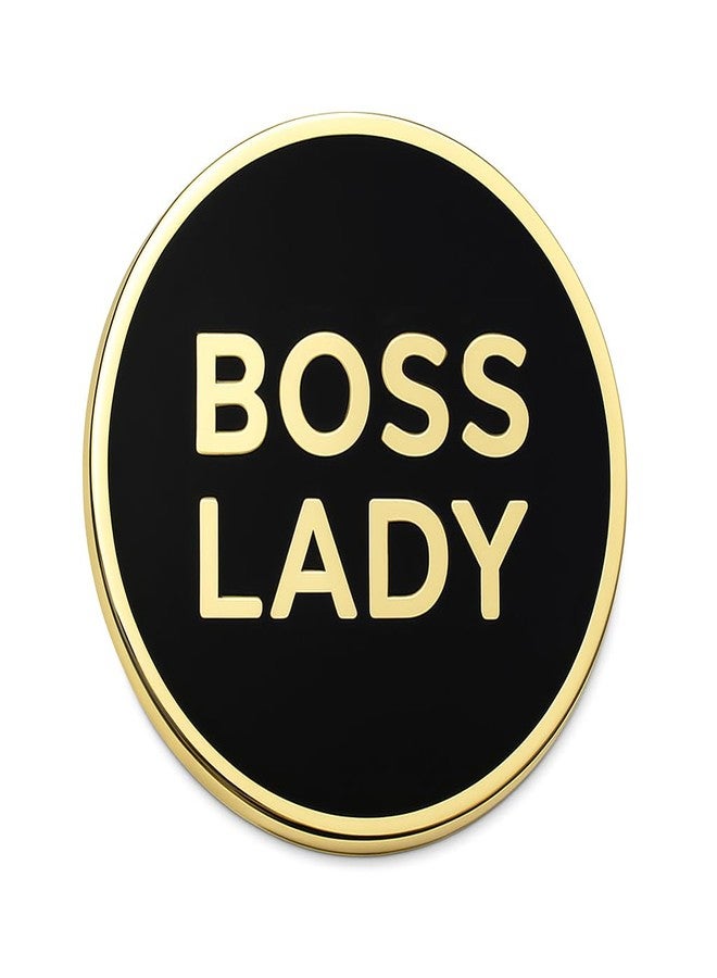 PinMaze Boss Lady Lapel Pin - Funny Bossy Female Brooch - Mother's Day Gift for Women Mom - Image 1